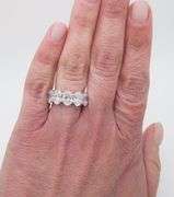 Incredible 5.05CTW Five Stone Oval Diamond Band