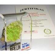 Authentic Berlin Wall Fragment with Certificate of Authenticity