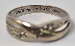 Diamond Band Ring in Sterling Silver