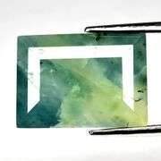 Substantial 7.63ct bright blue green untreated Grandidierite!
