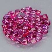 Collectors 4.10ct violet red Ruby set -Untreated!!!