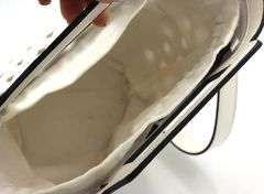 White Lattice Purse