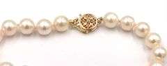 White fresh water pearl strand bracelet