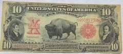 Rare $10 Bison Series 1901 US Note