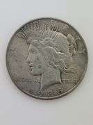 1935 S Silver Peace Dollar, Cleaned