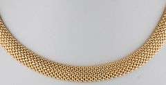 Vintage Tiffany & Co. Mesh Somerset Collar Necklace in 18K