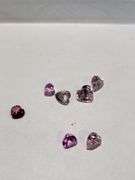 Collection of high quality heart shape Tourmaline 8.71 CTTW