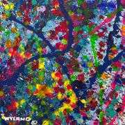 Untitled Abstract by Wyland Original