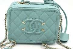 Chanel Filgree Vanity Top Handle Bag