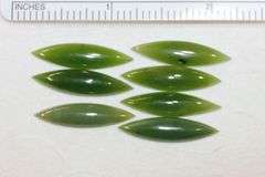 Vintage Natural Nephrite Jade - Lot of 7