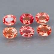 Dynamic 2.92ct Padparadscha Sapphire set