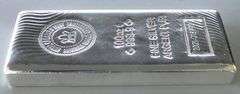 100 oz Fine Silver Bar