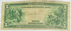 $5 Series of 1914 Landing of Columbus FR Note