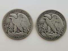 1941 P & D Walking Liberty Half Dollars