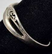 Diamond Band Ring in Sterling Silver