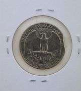 1970 D Washington Quarter Clipped Planchet - Straight Clip