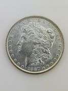 1887 Morgan Silver Dollar, UNC
