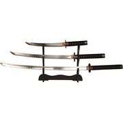 Set of 3 Japanese Dragon Totem Katana Swords