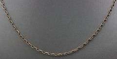 14kt Yellow gold oval link chain necklace