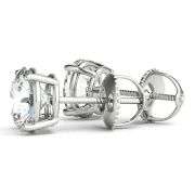 BRAND NEW 3.00 CARATS LAB GROWN DIAMOND STUDS. 14K WHITE GOLD