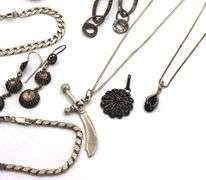 Big group lot of vintage sterling silver miscellaneous jewelry