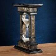 Egyptian Winged Sun Columns Hourglass