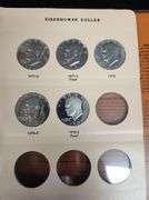 1971-1978 (P, D, S) Complete Ike $ Dansco Set Including Silver & Proofs