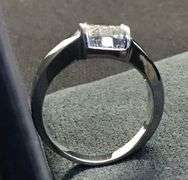 14K WHITE GOLD NATURAL DIAMOND WEDDING BAND