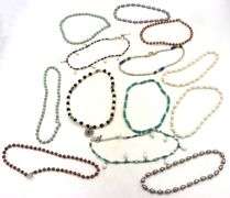 Lot of 13 Honora pearl strand bracelets