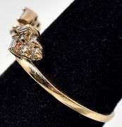 Dazzling 14K Yellow Gold Diamond Ring
