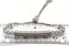 Group of 10 vintage 925 sterling silver bracelets