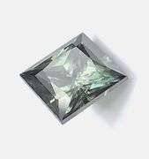 Beautiful 6 Ct Mint Green Princess Cut Lab Simulated Diamond