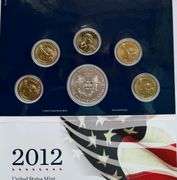 2012 Annual Uncirculated Dollar Set.