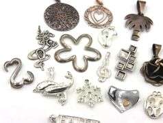 Lot of vintage 925 sterling silver pendants