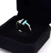 Tiffany & Co T Dia Blue Tiffany Ring