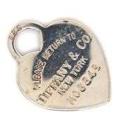 Tiffany & Co heart tag charm pendant