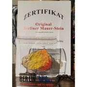 Authentic Berlin Wall Fragment with Certificate of Authenticity