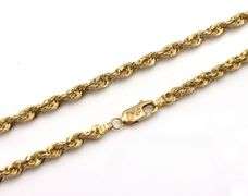 In Demand 14K YG Rope Necklace