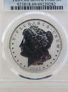 2023-S Morgan & Peace Dollar Reverse Proof Two-Coin Double Slab Set PR69 & PR70