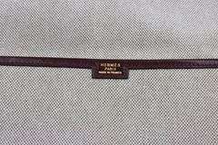 Vintage Hermes Jigepm Canvas Clutch Bag