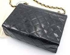 '86-'89 Chanel Vintage Classic Patent Flap