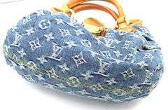 Louis Vuitton Pleaty Denium Purse
