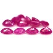 Heavy 12.14ct 12 piece Ruby set -Heated only!!