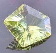 Very uniquely cut 36.13ct Lemon Citrine!