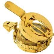 Brass British Prismatic Military Compass