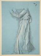 Extremely Rare Edgar Degas (after) Collotype Facsimile Drawing c. 1897