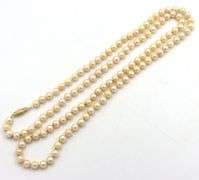 6.5-7mm Fresh water pearl strand necklace
