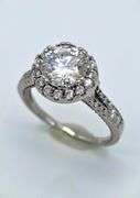Dazzling 2.15 Ct Ice White Lab Simulated Diamond Ring