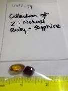 Collection of high quality and large Ruby and Sapphire 18.95 CTTW