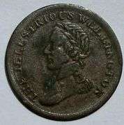 1816 Wellington Canada Waterloo Half Penny